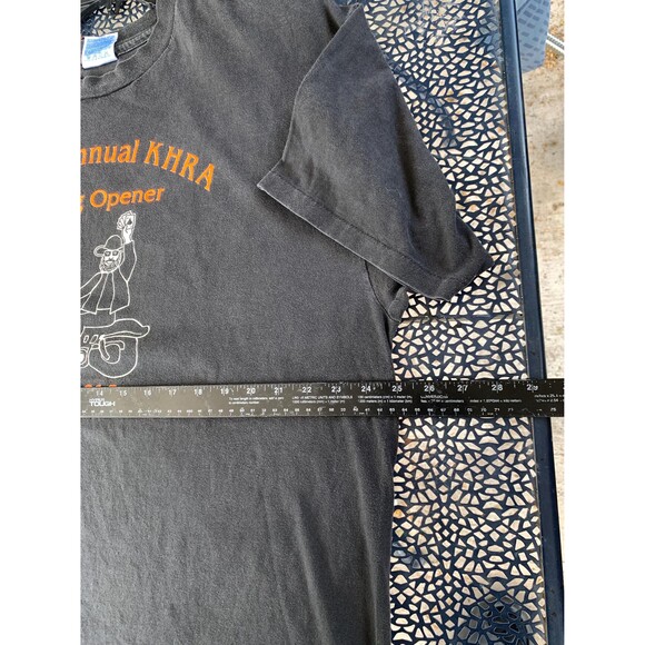 Vintage 90s Eighth Annual KHRA Spring Opener Poker Run Tshirt Size XXL - Picture 5 of 6
